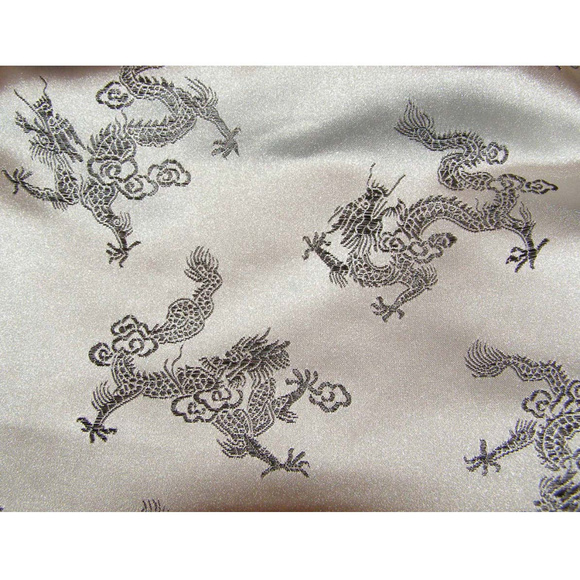 🐉 New DRAGON print Silver lounge/pajama pants size Large 10-12 - Picture 5 of 7